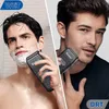 Shavers électriques Kemei KM-1102 rasoir sans fil rechargeable pour hommes lame jumelle alternative à la barbe Razor Face Care multifonction Strong Trimmer T240509
