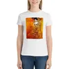 Polos femininos Lady in Gold: Gustav Klimt 1912 T-shirt de impressão de pintura de alta definição