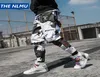 Mode harajuku camouflage joggers pantalons hommes hip hop multiples multiples élastiques pantalon harem pantalon streetwear mens 2018 pant wj1092212390
