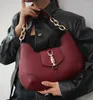 Borsa vintage da donna sacchetti di spalla in pelle di cuoio in pelle di cuoio Designer Baguette Classic Baguette Borse