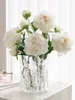 Fiori decorativi bianchi fiore artificiale fiore artificiale grande decorazione finta