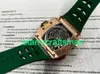 RM Luxury Montres mécaniques Watch Mills RM65-01 Tous-cadran squelette en or rose avec enroulement automatique, minute et deuxième chronographe STZ5