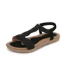 New Slippers Sandal Slides Menm Men Beach Girl Summer Low Heel Pink Branco marrom escuro e preto Tamanho 36-42