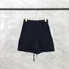 ربيع صيف أوروبا الولايات المتحدة الأمريكية 24SS Terry Little Flock Print Logo Shorts Women Men High Street Cotton Running Middle Pants Laving Shortspants 0508