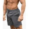 Herr shorts gym fitness träning casual shorts mens bodybuilding joggers muskel tröjor sommar snabb torr cool fling strand korta byxor y240507