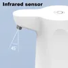 Vloeibare zeepdispenser elektrische slimme automatische infraroodsensor IPX4 waterdichte handwasmachine oplaadbare gootsteen wasmachine pomp