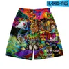 Shorts masculins Hawaiian Beach and Women's Vêtements 3D Impression numérique Pantalon Casual Fashion Trend Couple