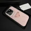 Top designer di lusso Case di telefono per iPhone 15 Pro Max 15Plus 14Pro 13 12 11 P Designer Case di cellulare Fashion Case Triangolare Lettera di targhe