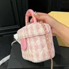 Klasik mini tweed kutu çantaları totes çanta ünlü marka kapitone matelasse crossbody çantalar en kaliteli kozmetik vanity çantaları lüks tasarım whxm