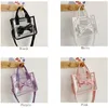 Sacs à bandouliers Summer Transparent Tote Designer Small Sac pour femmes sac à main et sacs à main