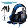 Headsets G2000 Gaming Head Deep Bass Stereo Kask Wired oortelefoons verlichte oortelefoons met microfoon geschikt voor PS5 PS4 Xbox PC Laptops J240508