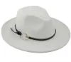Простая новая шерстяная женская шляпа федора для зимней осенью элегантлади из макияжа с широколокожими джазовые кепки размером 5660cm4268228