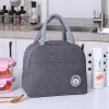 Borse per pranzo portatile Borsa impermeabile per pranzo isolato termico bento tampone bento borsa isolante borse da pranzo addensato