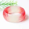 Bangle Jade Armband Schritt von erstaunlichem Ruoxi Stern gleicher Hühnerblut Farbe xiuyu erweiterte verdickte Armbrac