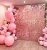 Party Bakgrundsgardin Sequin Backdrop Wedding Decor Baby Shower Sequin Wall Glitter Backdrop Curtain Birthday Foil Curtain3483781