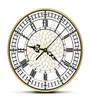 Big Ben Clock Współczesny nowoczesny zegar ścienny retro cichy, nie zaznaczający ściany zegarek angielski wystrój domu w Wielkiej Brytanii Londyn Prezent LJ202853585