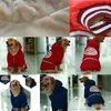 Fleece grote hondenjack winter dikke winddichte hondenkleding capuchon pet jas jas voor mediumlarge honden in kleding 240508