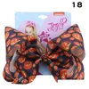 Hair Clips Barrettes 8Inch Siwa Bow Ribbon Large Accessories Bone Pumpkin Design Halloween Girls Clippers Baby Drop Delivery Jewelry H Dhiql