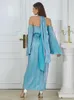 Robes décontractées cocktails sexy robes longue couche à lacets à lacets de conception vers le haut de l'épaule