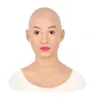 Sztuczna ludzka skóra twarz realistyczne silikonowe formy piersi crossdresser Transgender Odkształcenie naprawa Silikonowa maska ​​Halloweenowa F9722491