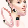 Hemskönhetsinstrument Micro Current EMS Facial Viktminskningsinstrument Intelligent Röd och blått ljus Flexibel hud Double Chin Beauty Q240507