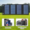 Panneau solaire Chargeur de pliage Batterie portable pour téléphone portable ACCESSORIES DE CAMPING DE CAMPING EN BANQUE DE PORRE