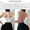 Aktive Unterwäsche Cloud Hide Sexy Back Shirt Fitness Sport Bra Fitnessstudio Workout Yoga Crop Top Home Übung Unterwäsche Fahrrad Radfahren Rennen Sportbekleidung D240508