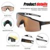 Kapvoe Bike Sunglasses fietsen bril voor man MTB Goggles vrouwen buiten kamperen wandelsporten UV400 Rij fiets bril bril 240416