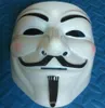 200pcslot Partisi Cadılar Bayramı Maskesi V Vendetta Guy Fawkes Partisi Yüz Maskeleri Beyaz ve Sarı Film Kostümü Mask3865744