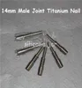 1 PCS Titanium Nails Tools 10 mm 14 mm 19 mm ongle inversé Grade 2 Ti Ti pour le nectar en verre Collector8859201