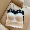 Tank da donna Sexy Laceole per ragazze Summer Fashion Crops Tops femmina Black Lingerie Push Up Bras White White Tube Top Shotwear Nuovo nuovo