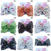 Hair Clips Barrettes 8Inch Siwa Bow Ribbon Large Accessories Bone Pumpkin Design Halloween Girls Clippers Baby Drop Delivery Jewelry H Dhiql
