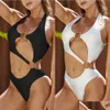 Swimwear féminin 2021 Eastmans Nouveau Round Irregar Hollow Out Design Y Bikini Drop Drop Livilor Vêtements Vêtements OTG2N