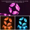 RGB Tape Tuya WiFi Smart LED tira DC 12V 5050 Ribbon Trabalho com Alexa Voice Control Color Alterar decoração de quarto 5m 20m luz