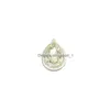 Colliers pendants pendentifs Choisissez la couleur des premiers 10 pcs / lot Siery Drop Drop Crystal pour la livraison de collier bijoux DHHV3