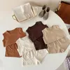 Ensembles de vêtements en coton ensemble de vêtements pour bébé Summer Casual Tops Shorts pour garçons Girls Unisexe Toddlers 2 pièces