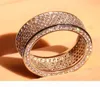 sieraden luxe vol 320 stcs witte topaz gesimuleerde diamant diamonique 10kt wit goud gevulde GF gesimuleerde diamantreledbeurt 6938356