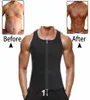 Fashion Slim Corps Shaper Men Gym Néoprène Sauna Vest Sauna Sweat Shirt Body Shaper Tank plus taille S3XL8494546