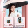 Gear Mini складной солнцезащитный зонтик для женщин Солнечный солнце и ультрафиолетовая защита Небольшой портативный карманный зонтик для дождя и солнца