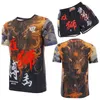 MMA Lion Shorts Boxing Training Camp Wettbewerb Fitness Sport Top Short Sleved Judo Set Training Kleidung maßgeschneidert Muay Thai