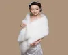 Elegant Wedding Wraps White Black Red Faux Fur Shrug Cape Stole Wrap Wedding Bridal Special Occasion Shawl4585922