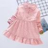 Sukienki dla dziewczyn 2018 Summer New Childrens Odzież Spring Autumn Girl Flip Flip Obroźnia Princess Dress Modna Dziecięcy Dressl405