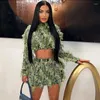 Work Dresses Y2k Sexy Sheer Two Piece Dress Women Ruffle Luxury Crop Top Design Wrap Casual Street Outfit Female 2 Skirt Set