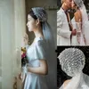 Veils de mariée sans peigne 1 m de long Veil un mari un couches avec perles velos de noiva perles de mariage accessoires 208q