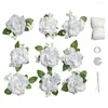 Dekorative Blumen Hochzeitsauto-Hauben Dekorationen Elegante Europäische Blume Easy Installation künstlich für jeden