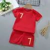 Maglie per bambini ragazzi da calcio Set di jersey in poliestebile H240508