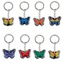 Schlüsselanhänger Lanyards Butterfly Keychain Schlüsselring für Jungen Keyring School Taschen Rucksack Goodie Bag Stuffers Supplies Geeignetes Schulbag B otwoe