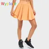 Skirts Skorts Wyplosz vrouwelijke zwarte shorts dames tennisrok Elegante atletische geplooide witte workout geïntegreerde sportschool sport gratis verzending D240508