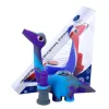 Koel dinosaurus 5inches siliconen rookpijpen tabakolie brander dab rigs dierhandpijp voor droog kruiden met glazen bedwelmende beker bong 11 ll