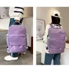 Sacs d'école Sacs féminines 2024 Voyage de voyages Léger Capacité portable Sac portable Grande version Corée Fashion Backpack